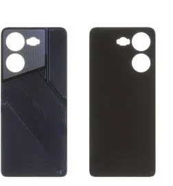 корпус для телефона Tecno Pova 5 (LH7n) Черный задняя крышка