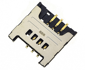 Коннектор SIM Samsung C3322/C3350/C3530/C3560/C3752/E2222/C3520/C3782/E1182/E1200/i9250/S6102/S6802