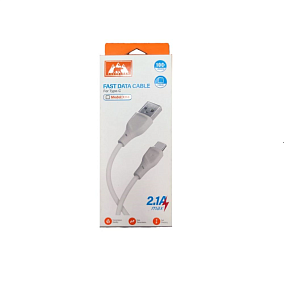 Дата кабель Type-C - USB Kouvolsen PVC X114 белый
