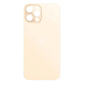 Задняя крышка iPhone 12 Pro Max (стекло) золотой orig fabric