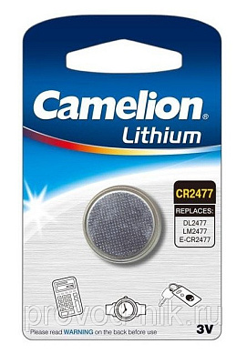 Таблетка Camelion CR2477 1BL 1шт