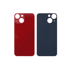 Задняя крышка iPhone 13 Mini (стекло) красный