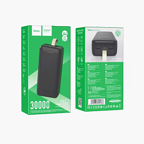 Портативное зарядное устройство Hoco J111B 2USB/Micro/Type-C 22.5W 30000mAh черный(УЦЕНКА)выд 20000