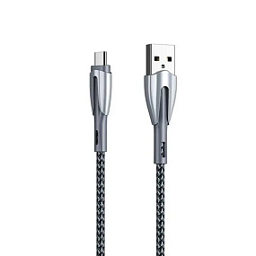 Дата кабель Type-C - USB Remax Armor RC-162a 1,2м 3A серебро