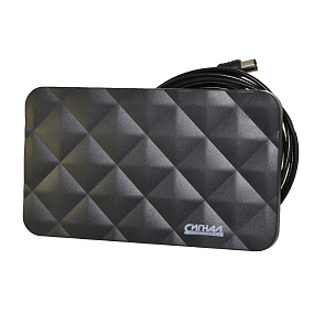 Антенна комнатная DVB-T2 и ДМВ+МВ активная SAI 910