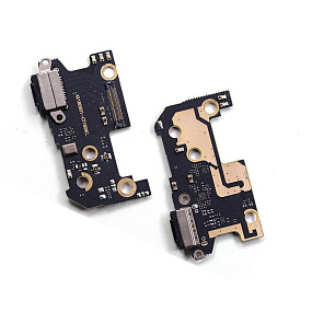 Шлейф Xiaomi Mi 8 (M1803E1A) плата системный разъем/микрофон