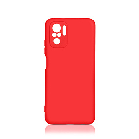 Силиконовый чехол Xiaomi Redmi Note 10/10s DF красный