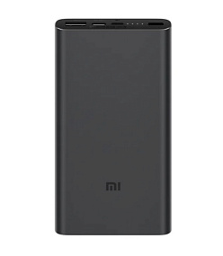 Портативное зарядное устройство Xiaomi Power 3 10000mAh черный (УЦЕНКА) Потёртости