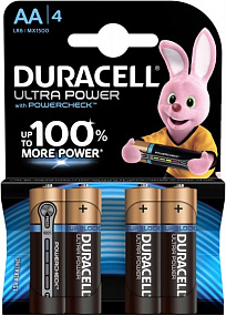 Батарейка АА Duracell LR6 4BL Ultra Power 4/80/ 1шт
