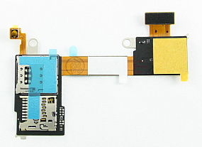 Шлейф Sony D2303/D2403 (M2/M2 Aqua) на разъем SIM/MMC