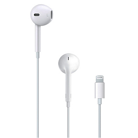 Гарнитура Apple EarPods с разъемом Lightning (белый) (УЦЕНКА) Б/У, нет стерео