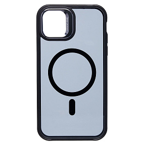 Кейс iPhone 11 силикон SafeMag SM026 черный