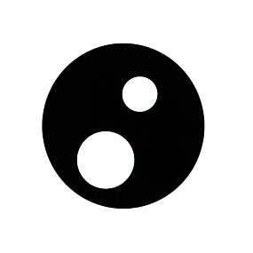 Стекло камеры Huawei Honor 70 (FNE-NX9) (комплект 2 шт.) Черный