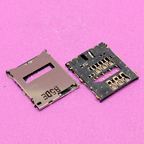 Коннектор SIM Sony C6602/C6603 (Z)