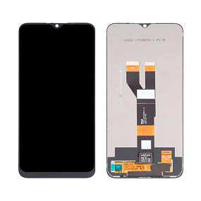 Дисплей для телефона Realme C21/C20/C11 2021/Narzo 50i в сборе с тачскрином Черный