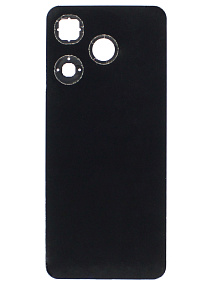 корпус для телефона Tecno Spark 10 4G (K15q) Черный задняя крышка