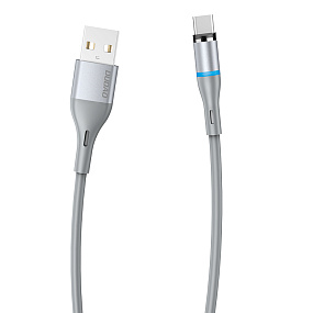 Дата кабель Type-C - USB Dudao L9 1,2м 3A магнитный серый