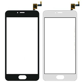 Сенсор для телефона Meizu M5 Черный