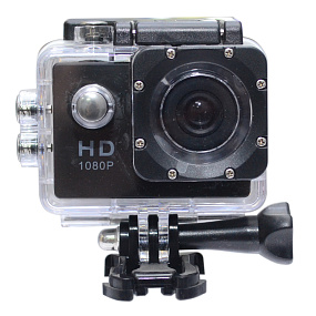 Экшн-камера A7 (1080 HD, 170 градусов, влагозащита) черная (УЦЕНКА) Нетоварный вид упаковки
