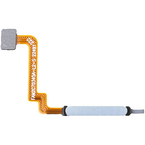 Шлейф Xiaomi Redmi 10/10 2022 сканер отпечатка пальцев Белый - Оригинал (с разбора)