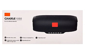 Колонка BY-1050 (Bluetooth/MicroSD/USB/AUX) красная