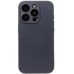 Кейс iPhone 15 Pro Max силикон SafeMag SM021 черный(УЦЕНКА)не ровный цвет