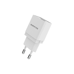 СЗУ-USB Borofone BA19A 1 выход 1А белый