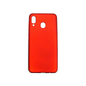 Задняя накладка для Samsung A205/A305 Galaxy A20/A30 PC002 пластик красный