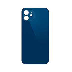 Задняя крышка iPhone 12 (стекло) синий