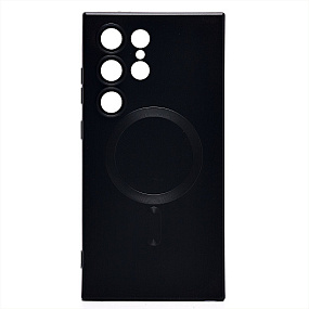 Силиконовый чехол для Samsung SM-S928 Galaxy S24 Ultra SafeMag SM020 черный
