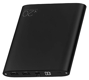 Портативное зарядное устройство Xiaomi Mi Solove 20000 mAh черный (УЦЕНКА) Б/У, царапины, тех. пак.