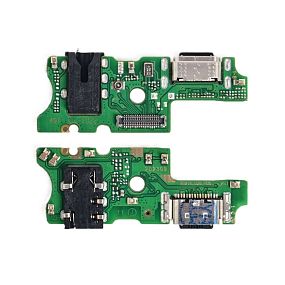 Шлейф Tecno Camon 19 Neo (CH6i) плата на системный разъем/разъем гарнитуры/микрофон - Премиум