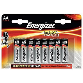 Батарейка АА Energizer LR6 12BL Max 1шт