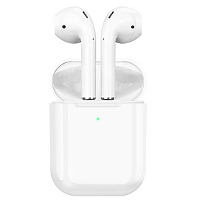 Bluetooth-наушники беспроводные Hoco EW02 белые (УЦЕНКА) Б/У, потёртости