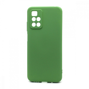 Силиконовый чехол Xiaomi Redmi 10 New Era зеленый