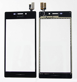 Сенсор для телефона Sony D2303/D2302 (Xperia M2/M2 Dual) Черный