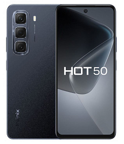 Смартфон Infinix Hot 50 6/256Gb черный