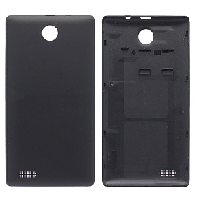 корпус для телефона ZTE V815W (Kis 2 Max/МТС Smart Star) Задняя крышка Черный