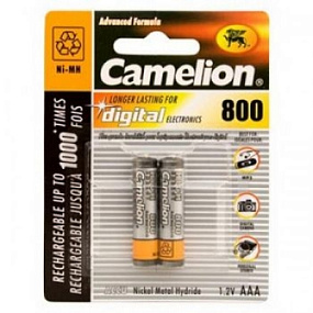 Аккумулятор AAA Camelion 800mAh 2BL 1шт