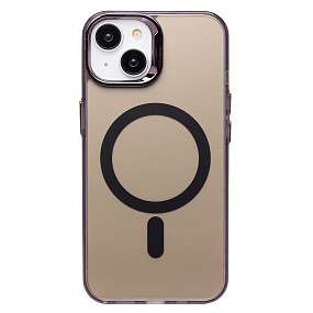 Кейс iPhone 13 силикон SafeMag SM025 черный