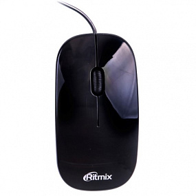 Мышь проводная игровая Ritmix ROM-303 черная USB