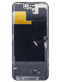 Дисплей для телефона iPhone 14 Pro Max в сборе Черный - (Soft OLED, Full HD, 120 Гц) (площадка под I