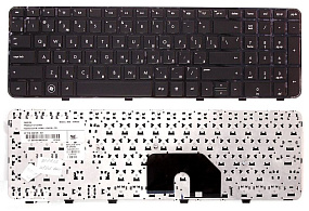 Клавиатура HP Pavalion dv6-6000 (RU) P/N: 633890-251/634139-251/665326-251/665937-251 черная