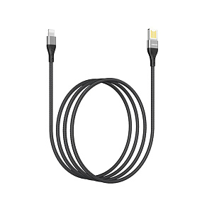 Дата кабель lightning - USB Borofone BU11 Tasteful 2.4A черный 1,2 м