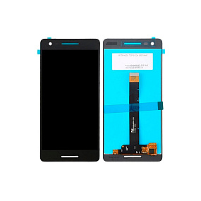 Дисплей для телефона Nokia 2.1 (2018) в сборе с тачскрином Черный