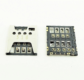 Коннектор SIM Sony E2003/E2033/E2105/E2115 (E4g/E4g Dual/E4/E4 Dual)