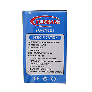 Радиоприемник YG-210BT синий