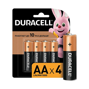 Батарейка АА Duracell LR6 4BL 1шт