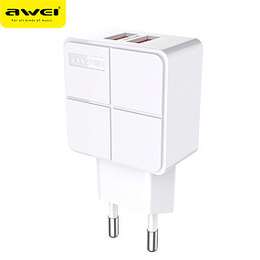 СЗУ-USB Awei C-500 2 выхода 2.4A белый