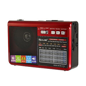 Радиоприемник GOLON RX-1313 красный